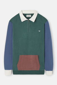 Silbon Sweatshirt com fecho-éclair pela meia