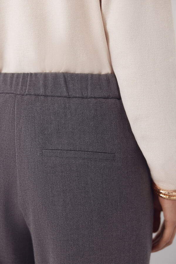 Cortefiel Women's jogger pants Dark grey