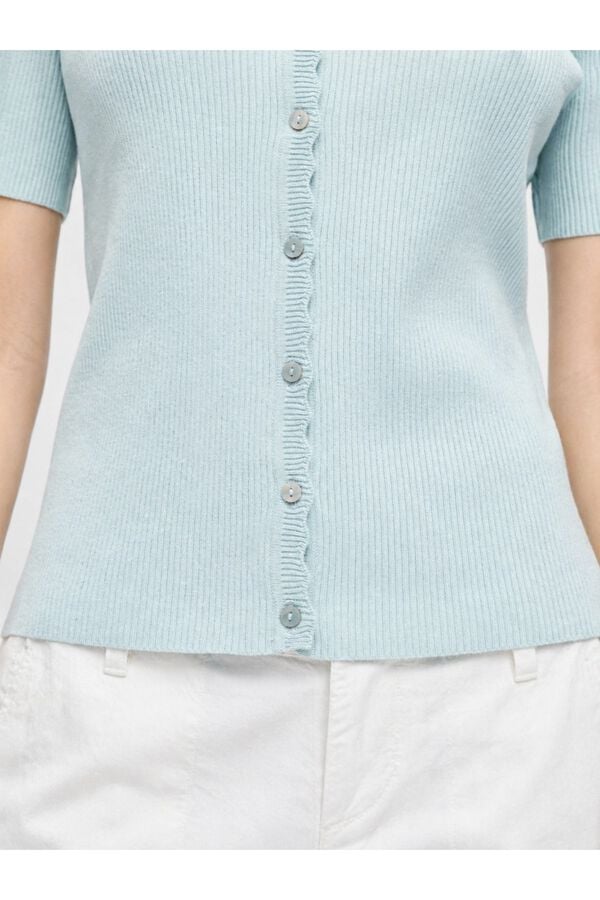 Object Short sleeve jersey top Blue