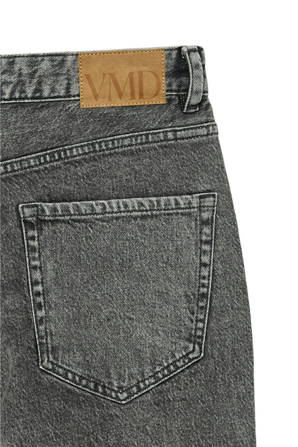 Vero Moda Calça jeans reta de cintura alta Cinzento