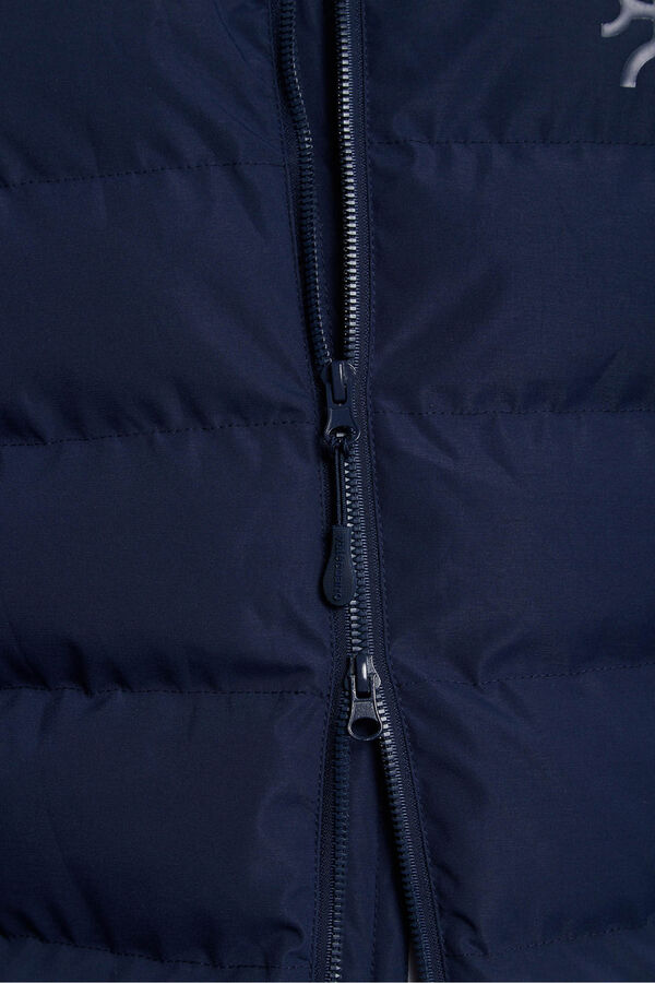 Valecuatro Casaco acolchoada com relevo azul marinho Azul