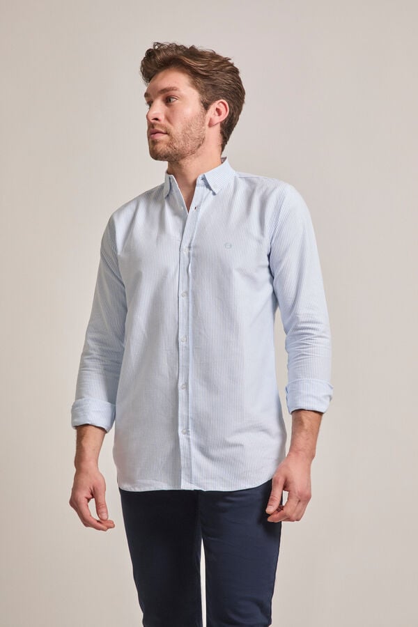 Street Monkey Camisa oxford Azul