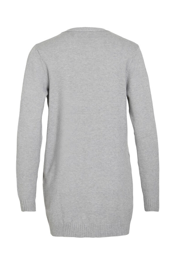 Vila Casaco de malha em viscosa Cinzento