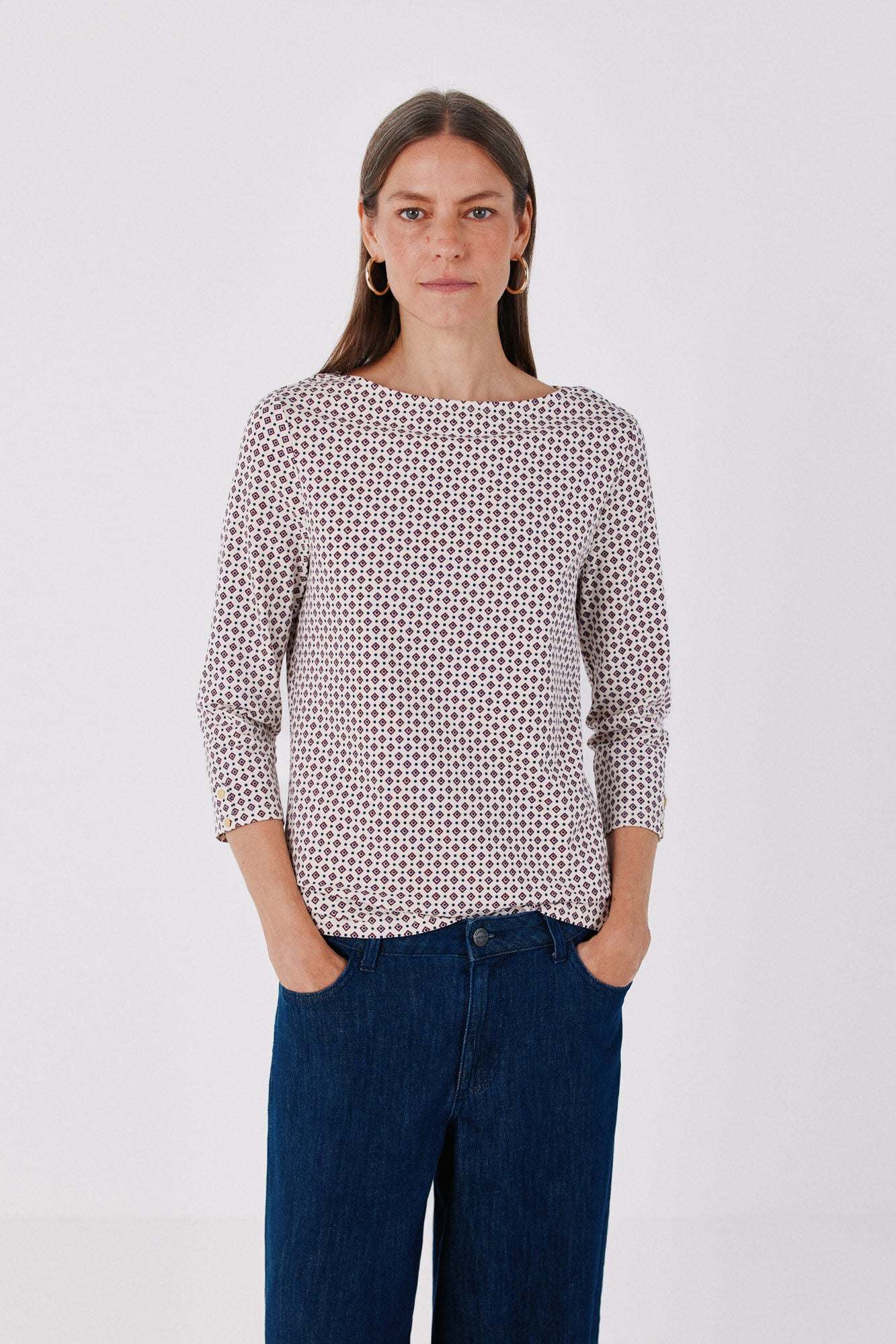 Cortefiel Boat neck T-shirt