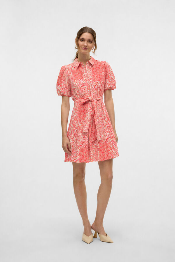 Vero Moda Short shirt dress Pink