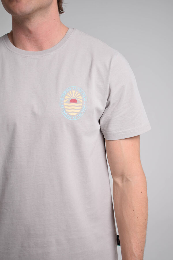 Cloking Camiseta lavada Cinzento