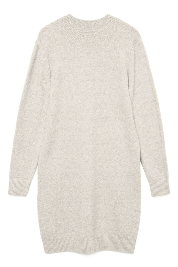 Vero Moda Curve Vestido de malha manga plus size  Tostado