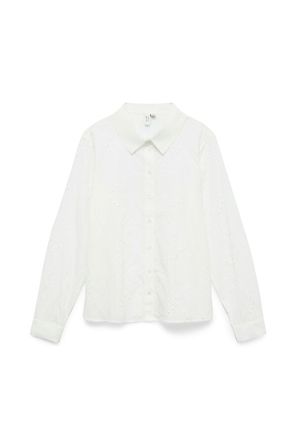 Vero Moda Camisa de manga comprida com recortes Branco