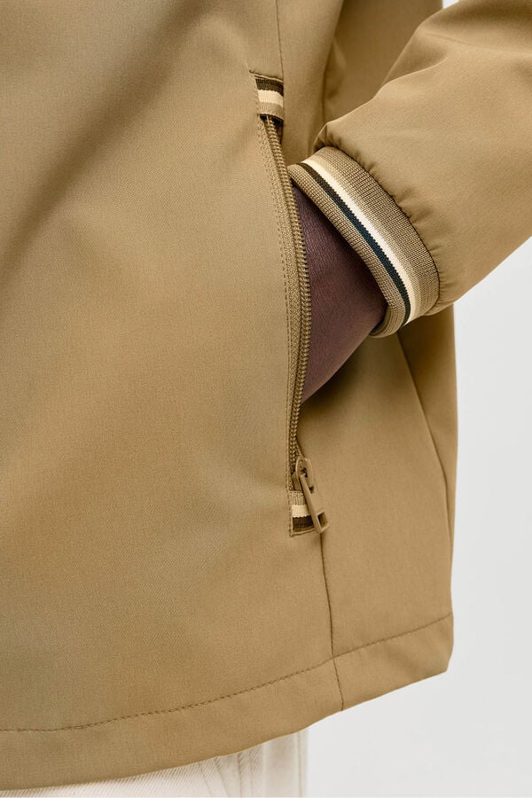 Jack & Jones Casaco casual com capuz Castanho