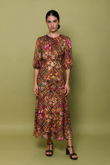 Cherubina Molly midi dress Brown