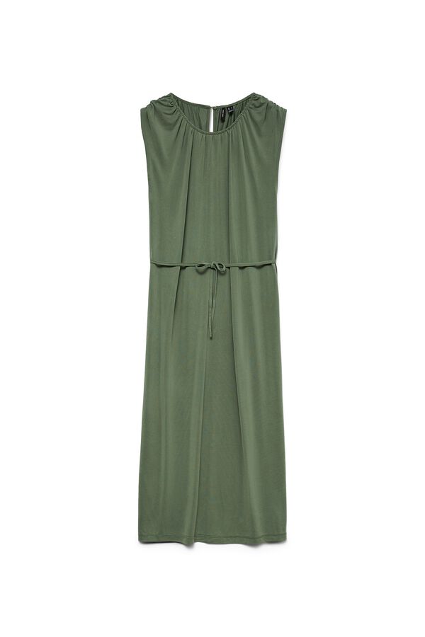 Vero Moda Vestido 7/8 sem mangas Verde