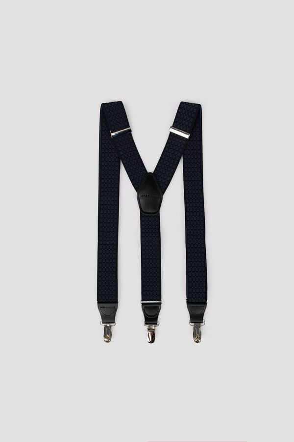 Cortefiel Contrast striped elastic strap Green