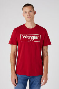 Cortefiel Regular T-shirt with logo Red
