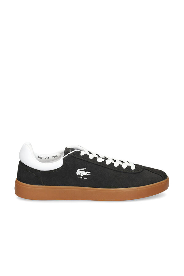 Lacoste Sapatilhas para homem Baseshot de camur&ccedil;a Multicolorido