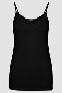 Cortefiel Women's vest tops Black