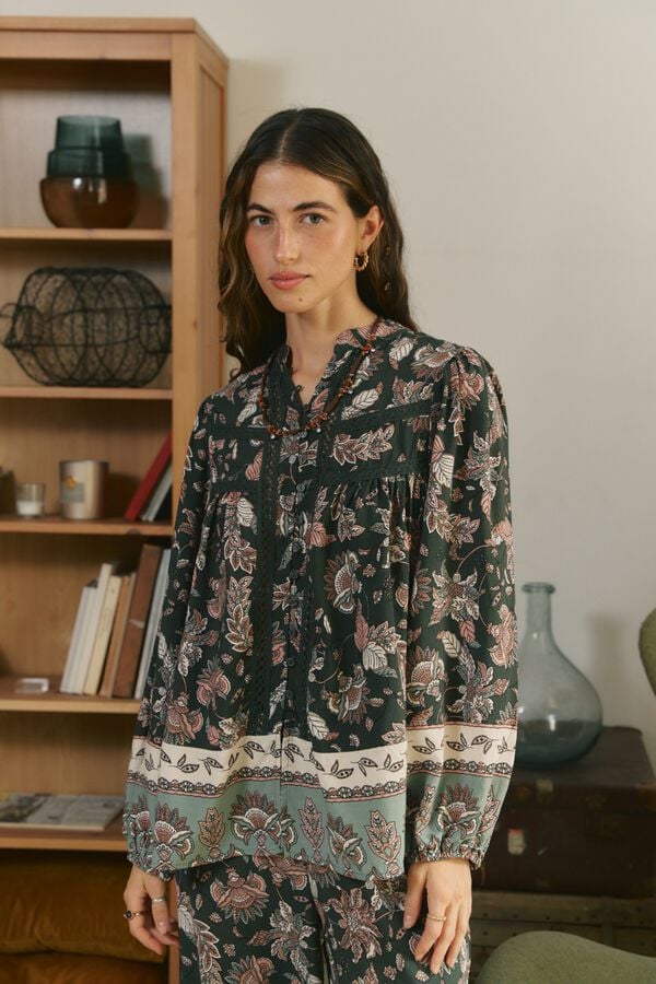 Jaase Blusa estampada Verde