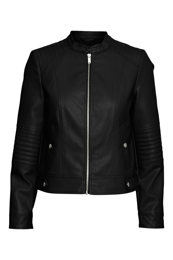 Cortefiel Biker jacket  Black