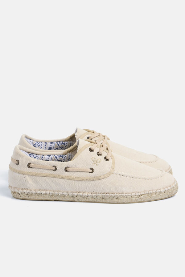 Silbon Alpargata nautico Beige