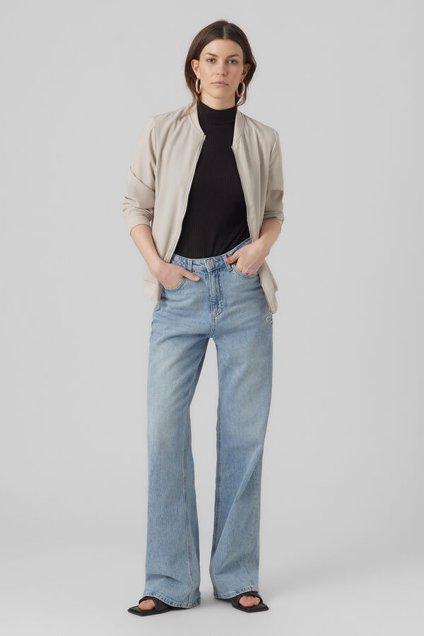Vero Moda Blusão bomber Cinzento