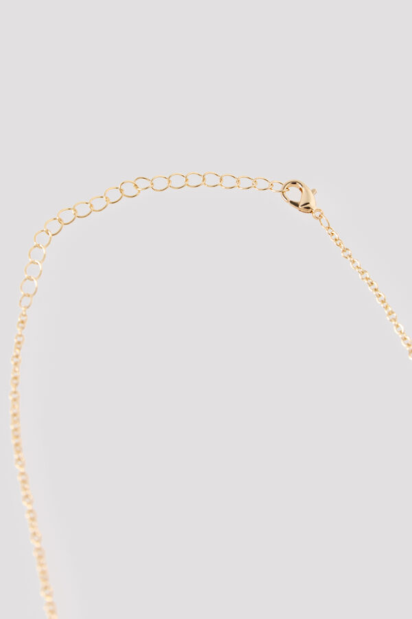 Cortefiel Collar cascada cadenas Dorado