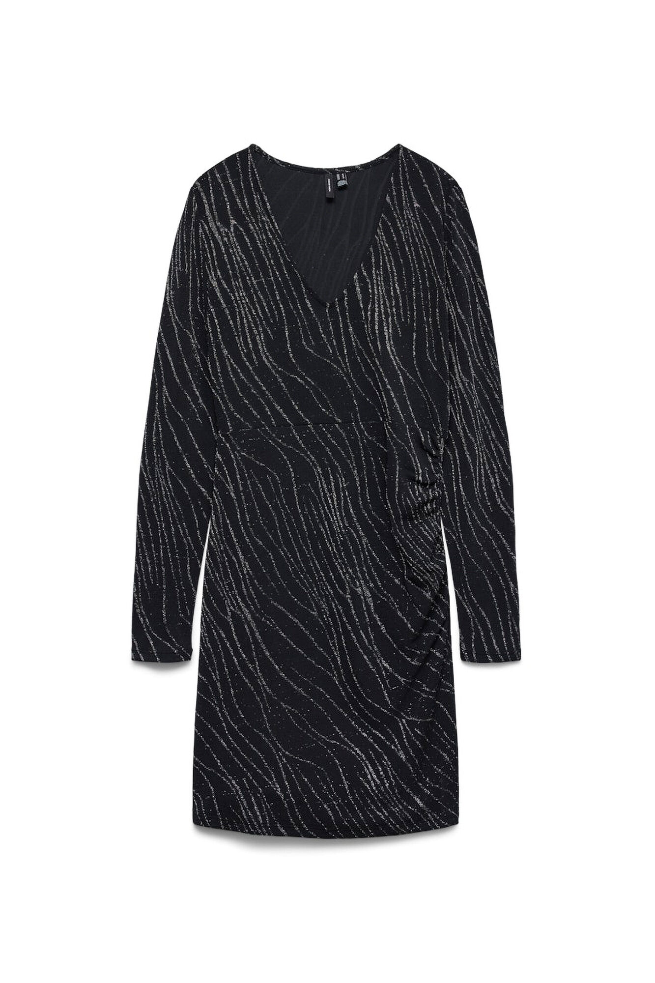 Vero Moda Vestido curto de lurex de manga