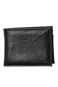 Cortefiel Faux leather card holder Black