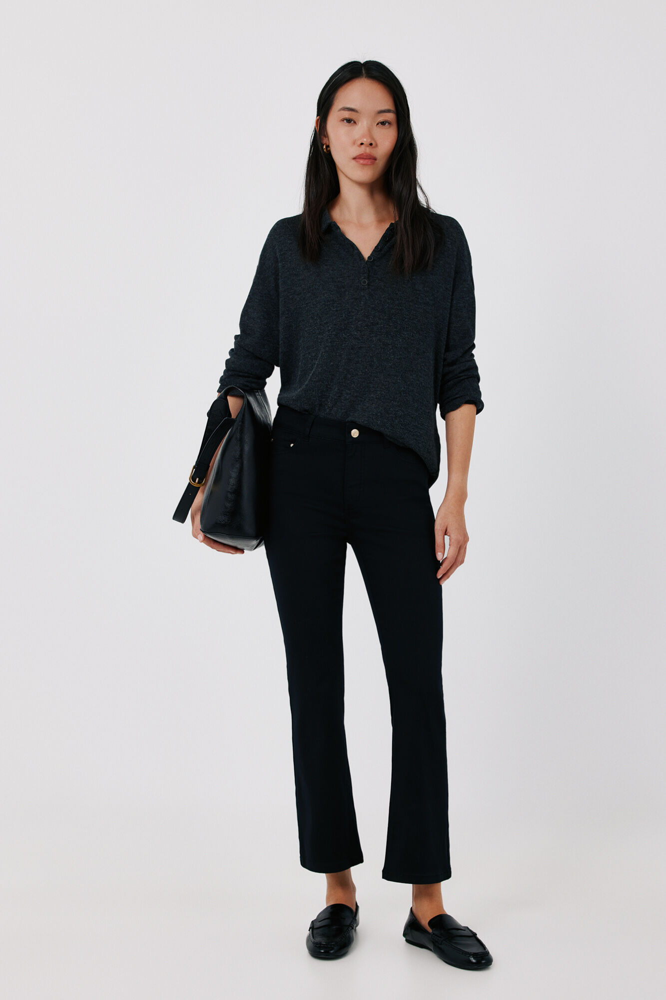 Cortefiel Sensational cropped flare jeans