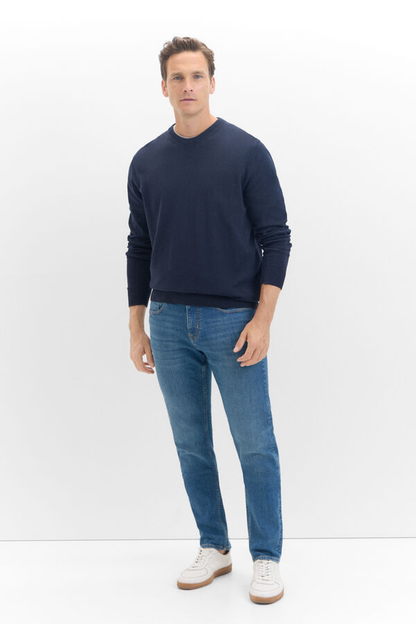 Cortefiel Slim fit jeans Blue