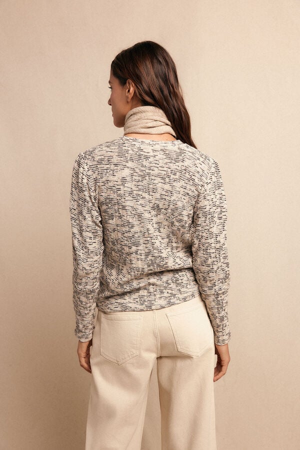 Slowlove Top estructura frunce Multicolour