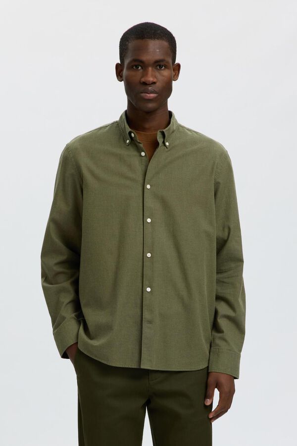 Selected Camisa regular fit Verde