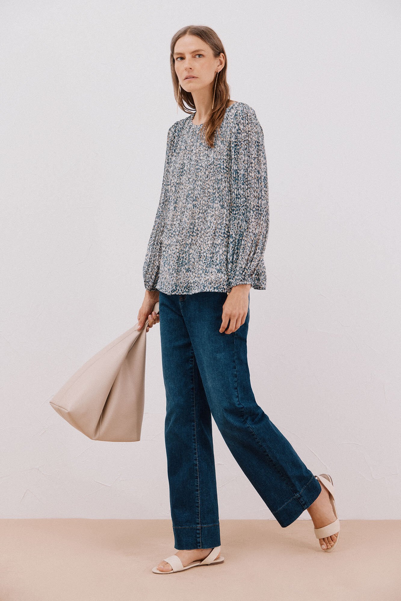 Cortefiel Pleated blouse