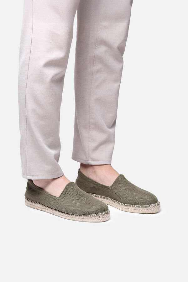 Toni Pons Espadrille clássica plano para homem Verde