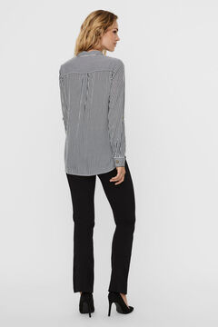 Cortefiel Shirt with pockets Ecru