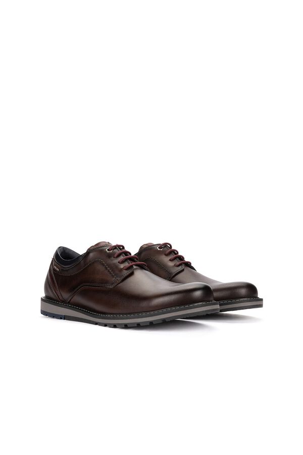 Pikolinos Zapato de cordondes hombre Marr&oacute;n oscuro