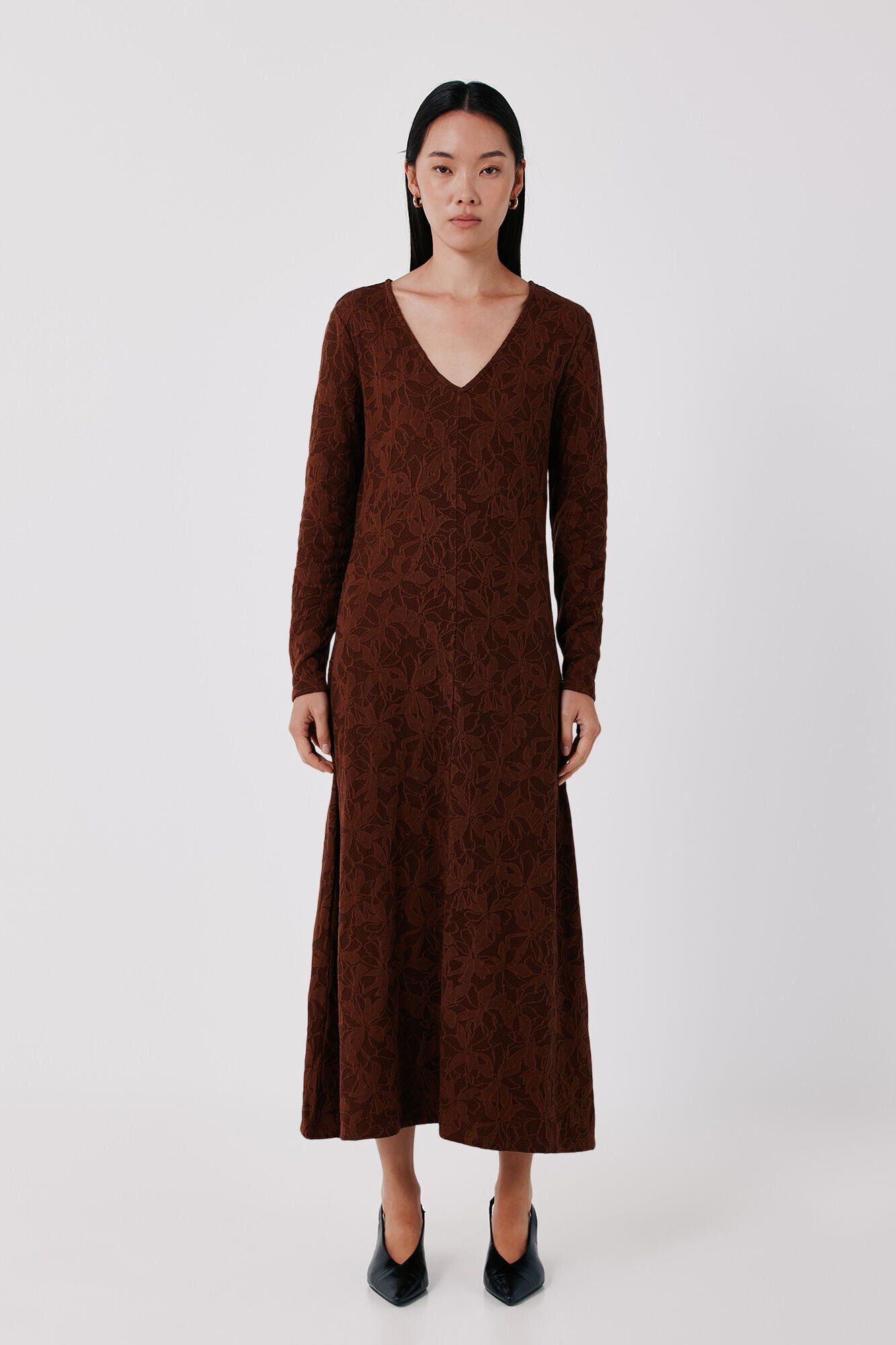 Cortefiel Jacquard dress