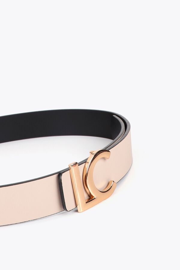 Lola Casademunt Reversible medium belt Black
