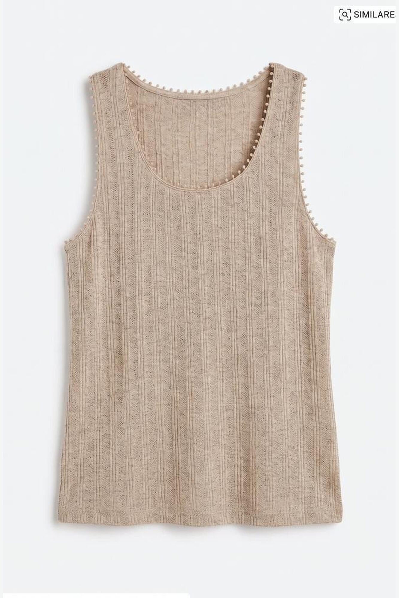Cortefiel Lace trim vest top