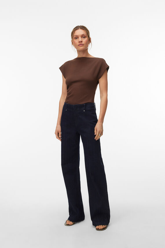 Pantalón ancho denim