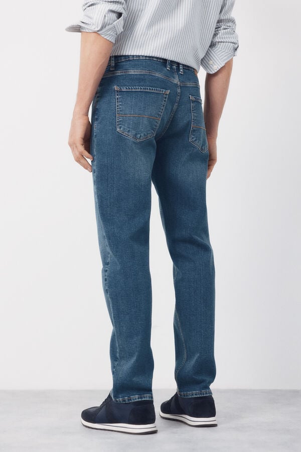 Cortefiel Regular fit jeans Blue