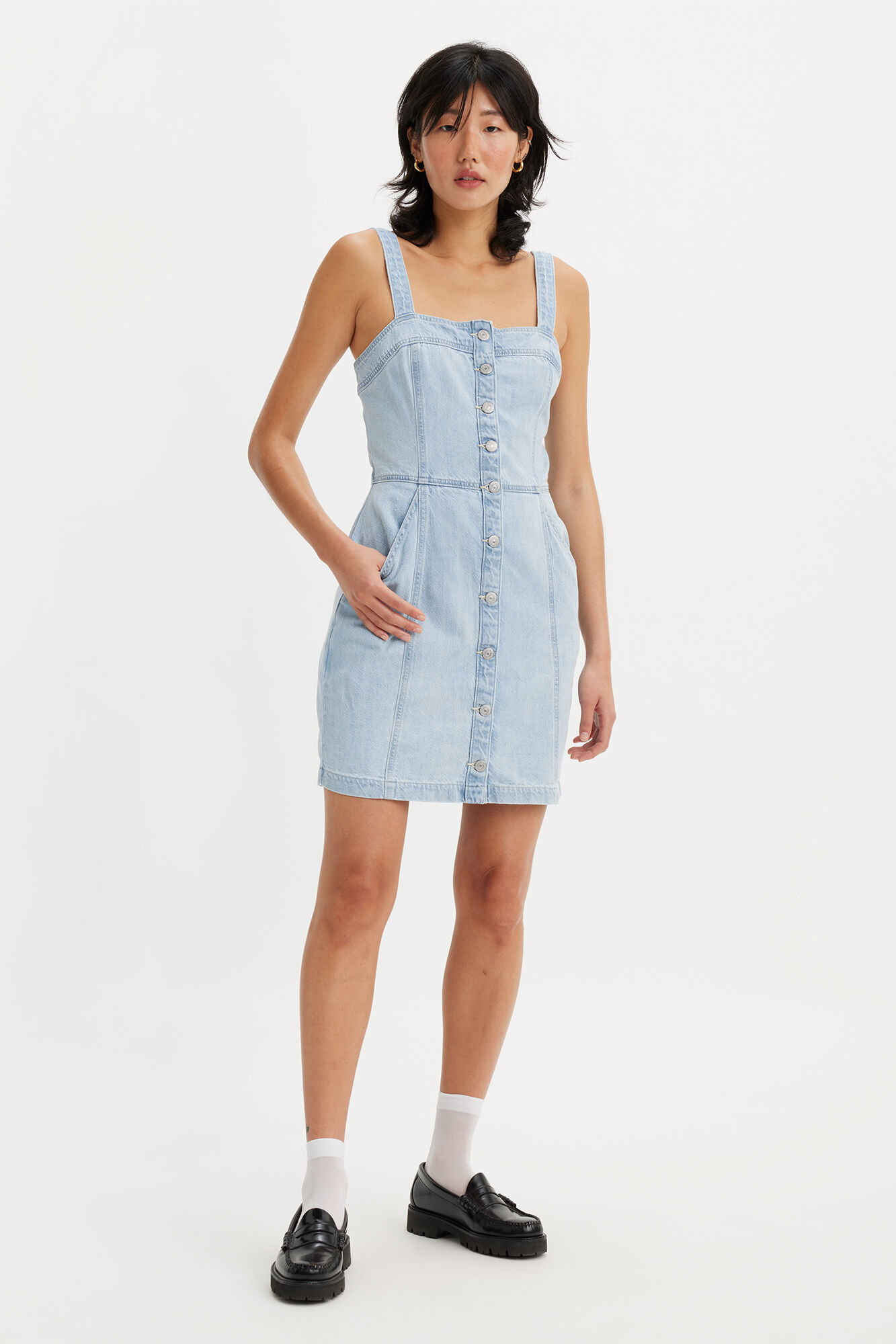 Levi's sleeveless denim dress shop