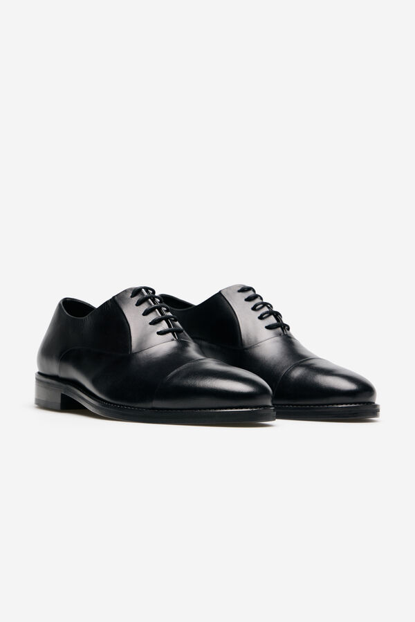 Cortefiel Plain dress shoe Black