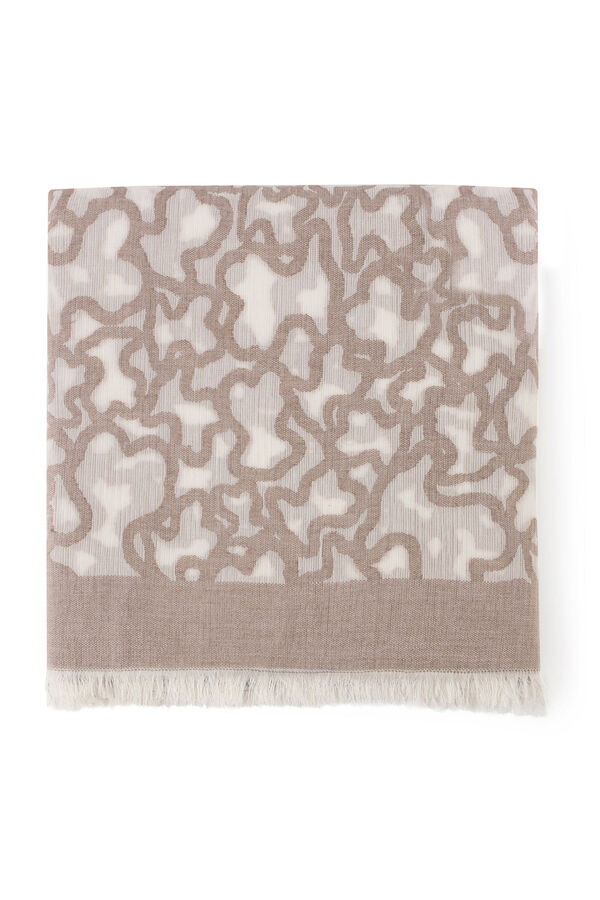 Tous Foulard Kaos en color piedra Gris