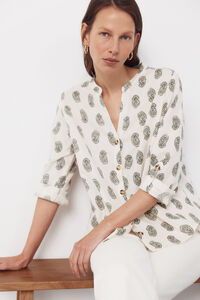 Cortefiel Mandarin collar shirt