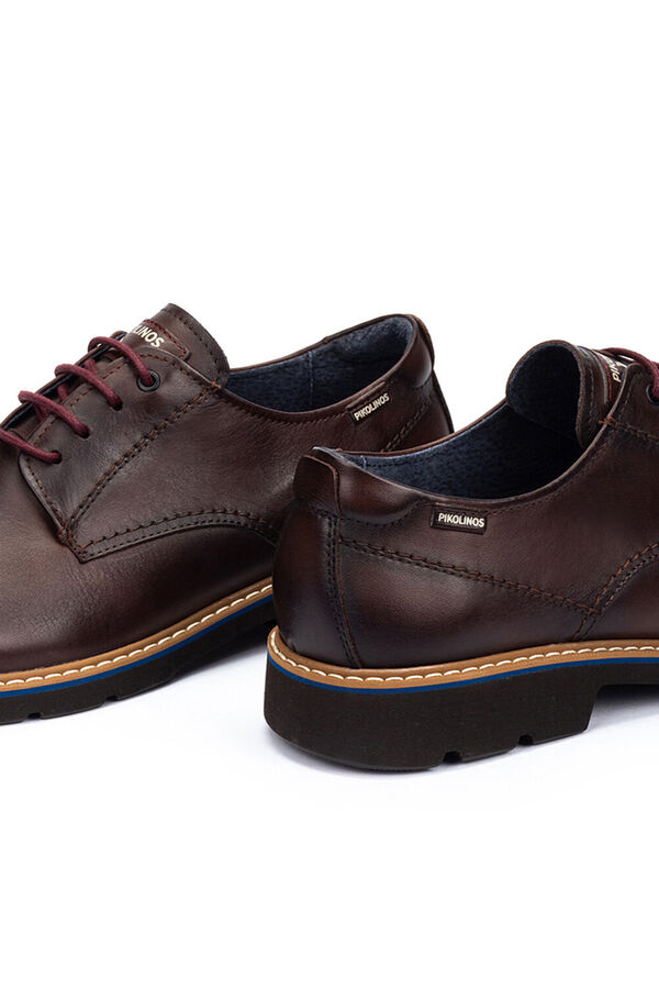 Pikolinos Zapatos cordones Marr&oacute;n oscuro