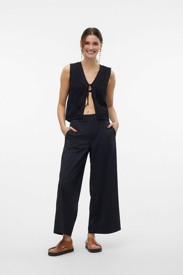 Vero Moda Chaleco de punto Negro