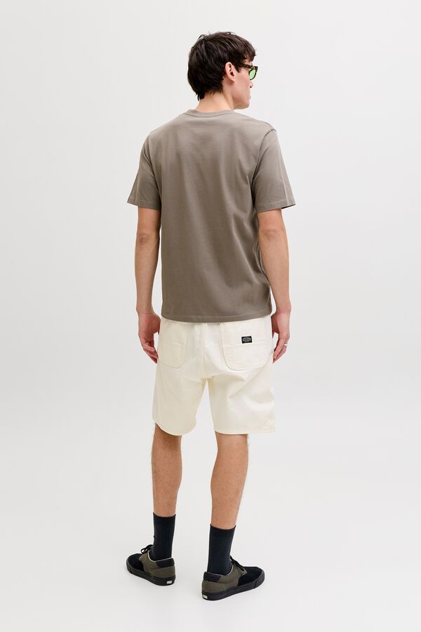 Jack & Jones Cotton logo T-shirt Grey