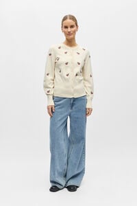 Object Casaco de malha bordado