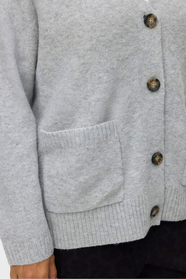 Vero Moda Curve Cárdigan de punto Curve Gris