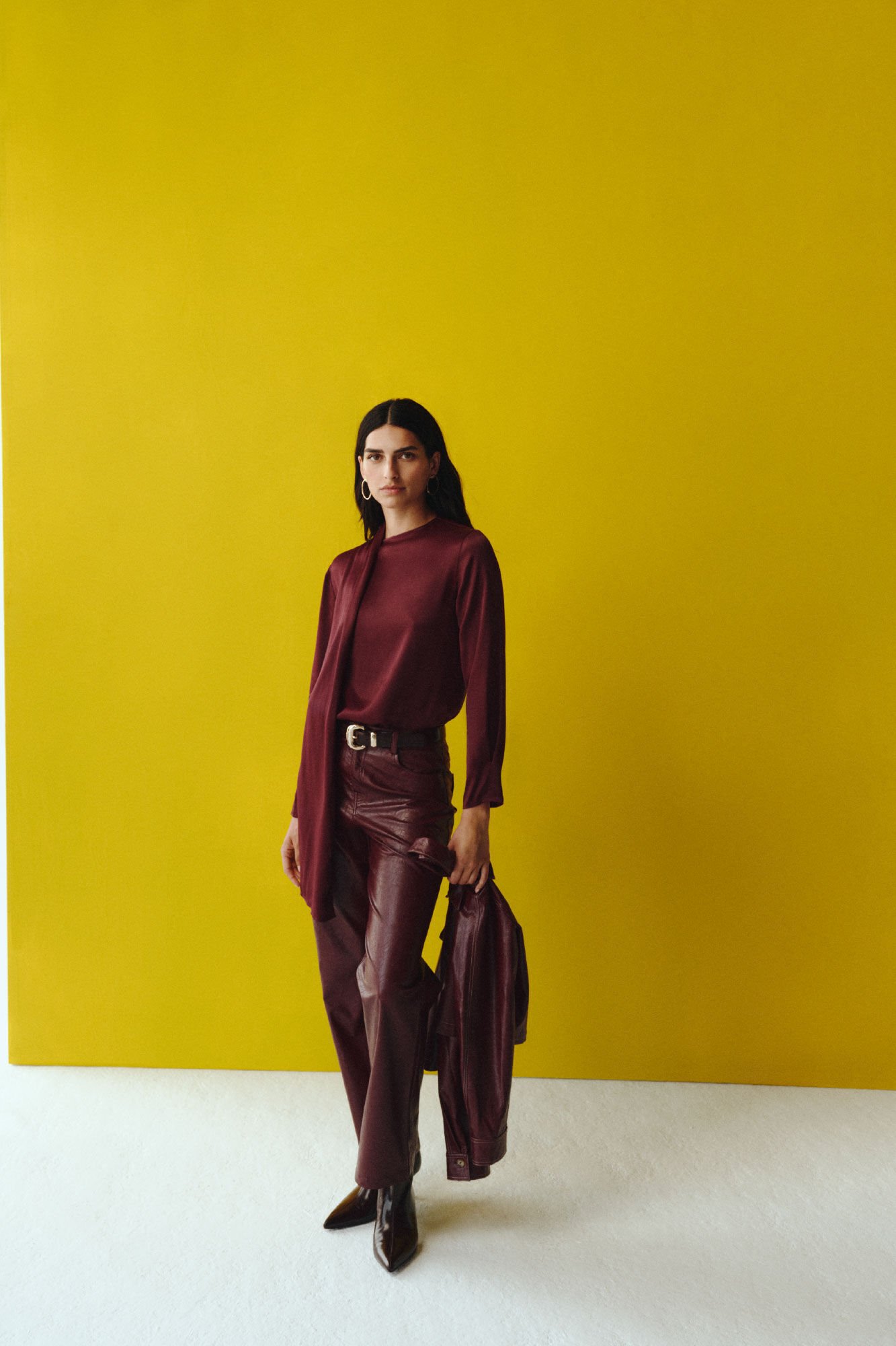 Cortefiel Blusa lazo