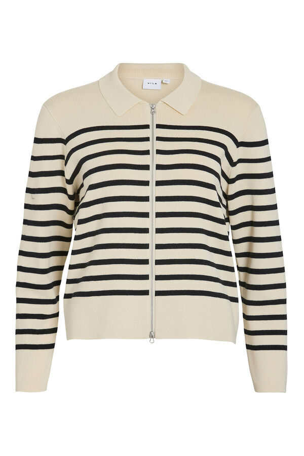 Vila Casaco de malha com viscose Tostado